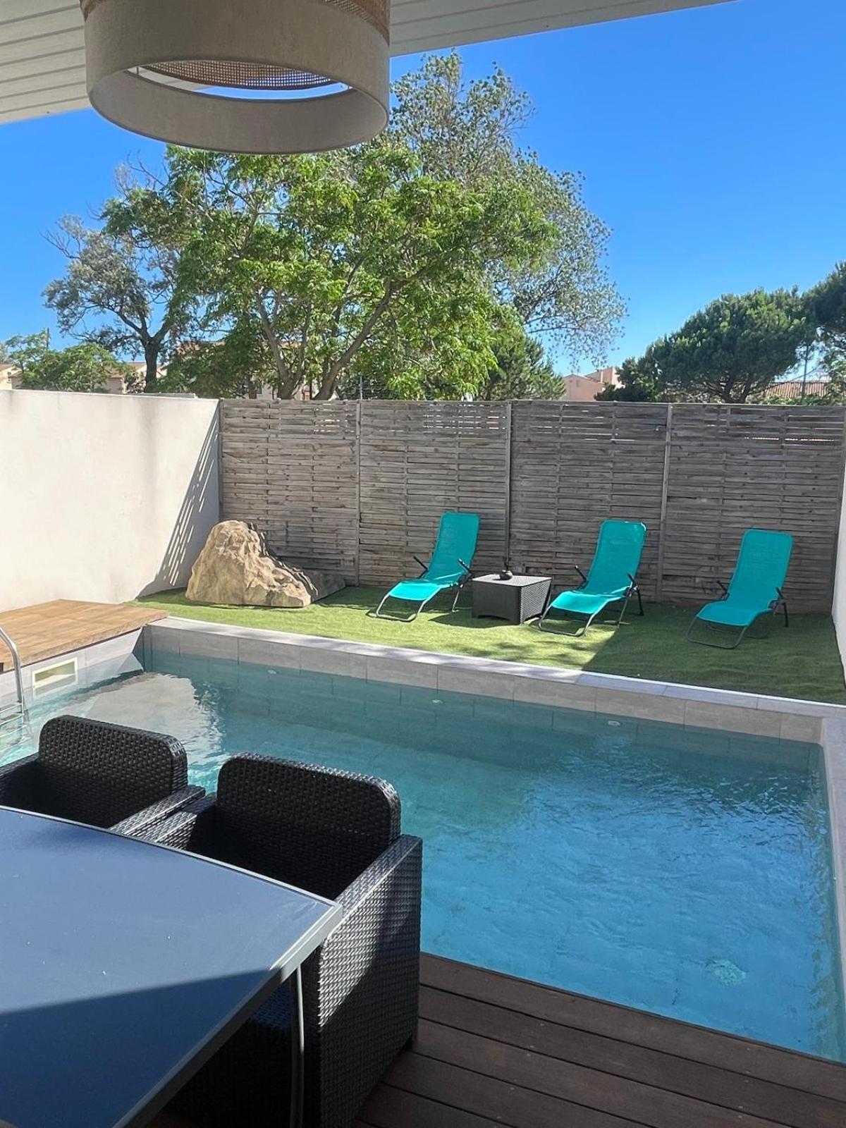 Villa Design Cap Dagde Piscine Et Plage Le Grau-dʼAgde المظهر الخارجي الصورة